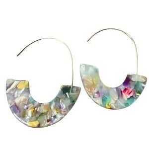 Multicolor Acrylic Earrings